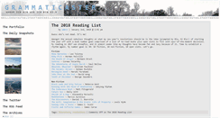 Desktop Screenshot of grammaticaster.com