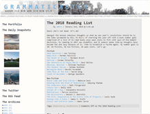 Tablet Screenshot of grammaticaster.com